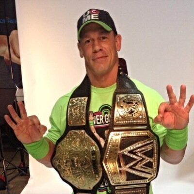 @JohnCena is my favorite wreslter! I also like @skrillix and @WWESheamus. Im jealous of my sister @xEpicWWEFanx she met @CMPunk, @WWEAJLee and @HeelZiggler