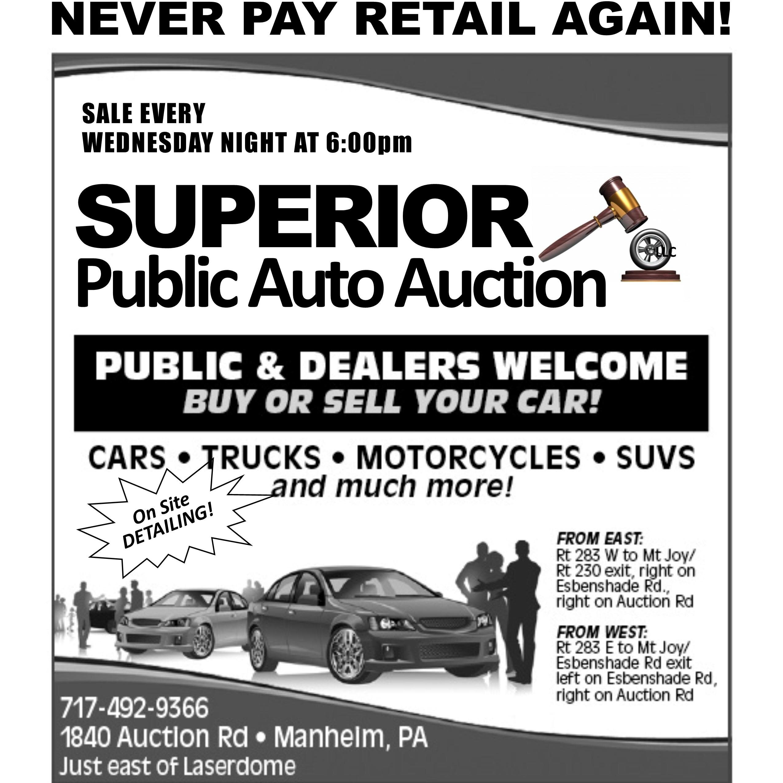 First  and Only Public Auto Auction around
