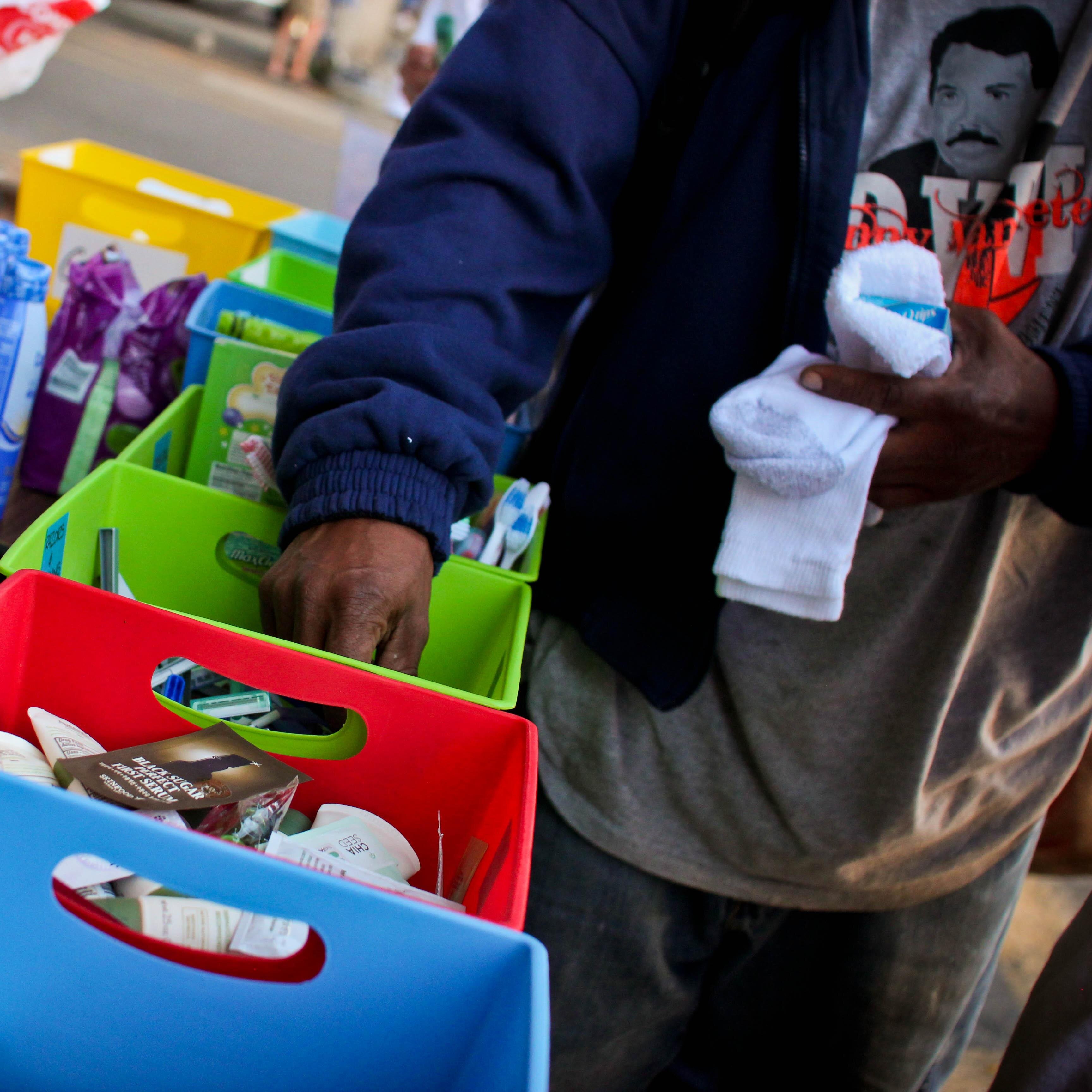 Austin Humanists at Work is 100% volunteer-driven & distributes donated basic living supplies to people who are homeless.