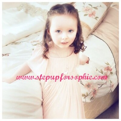 Im Sophie, I am 4 years old. I live in Dublin I have Cerebral Palsy - Spastic Diaplegia and I have accepted by St Louis Childrens Hospital in America.