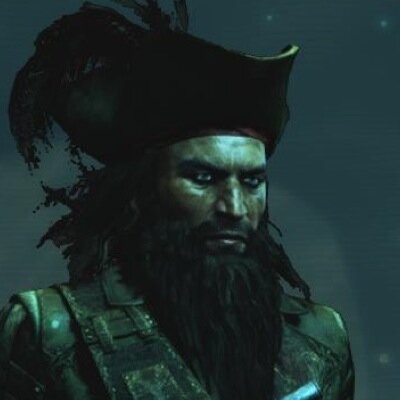 The name's Blackbeard. Captain of the Queen Anne's Revenge. Choose to be the devil, and all men will submit. Assassins Creed RP