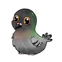 just a happy lil pigeon trying to spread as much happiness as i can :)