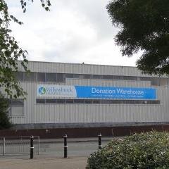 The Warehouse is a 6500 square feet industrial unit where we collect and distribute a wide range of items i.e. Furniture, bric a brac, clothes, etc.