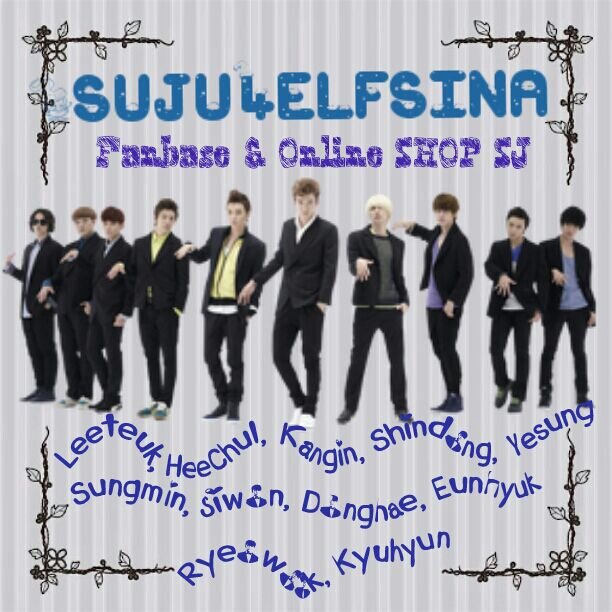 Fanbase + Online Shop of SUPER JUNIOR.TRUSTED SHOP | Cek fav! Instagram : @SuJu4ELFINA | ~MinDy HeeWon~
