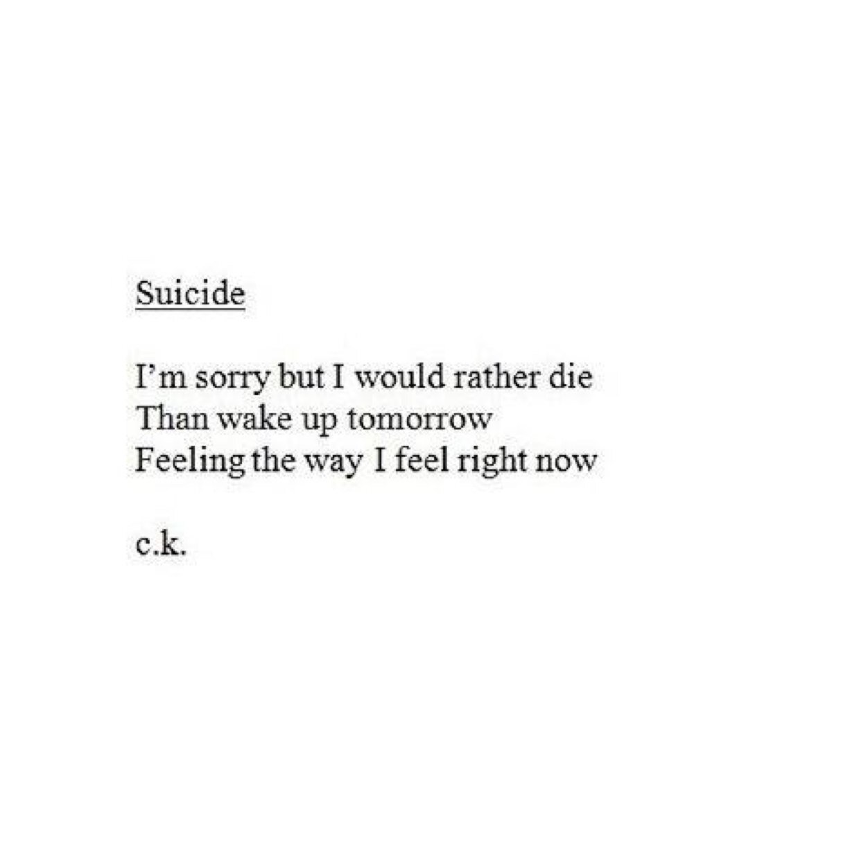 CutSuicidal's profile picture. 8 days clean