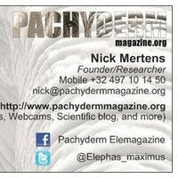 PACHYDERM Magazine (@elephas_maximus) 's Twitter Profile Photo
