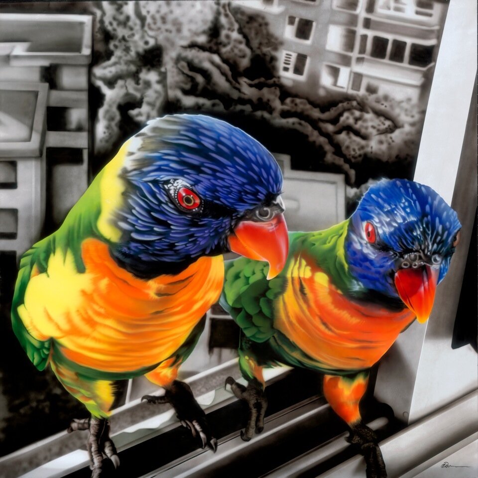 DCWillansArt's profile picture. An airbrush artist, that offers a range of artistic services, including street art, murals, original artworks, prints.