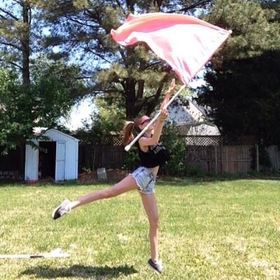 Just a color guard senior trying to make it throu. #colorguard #colorguardprobs