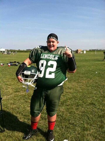 football is my life. got that Lincoln swag