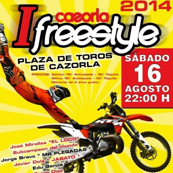 Organización de eventos musicales, taurinos, freestyle...
Contrataciones 601235035 (Juanma)