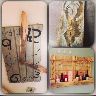 We specialise in bespoke wooden homeware. All of our pieces are unique and can be customised to suit, just ask! Please like and share our fb and insta page! :)