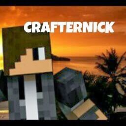 hey it's me crafternick! welcome to my backup account! follow my regular account CrafterNick25.  XBOX NAME:xnickx25. im a minecrafter! thank you