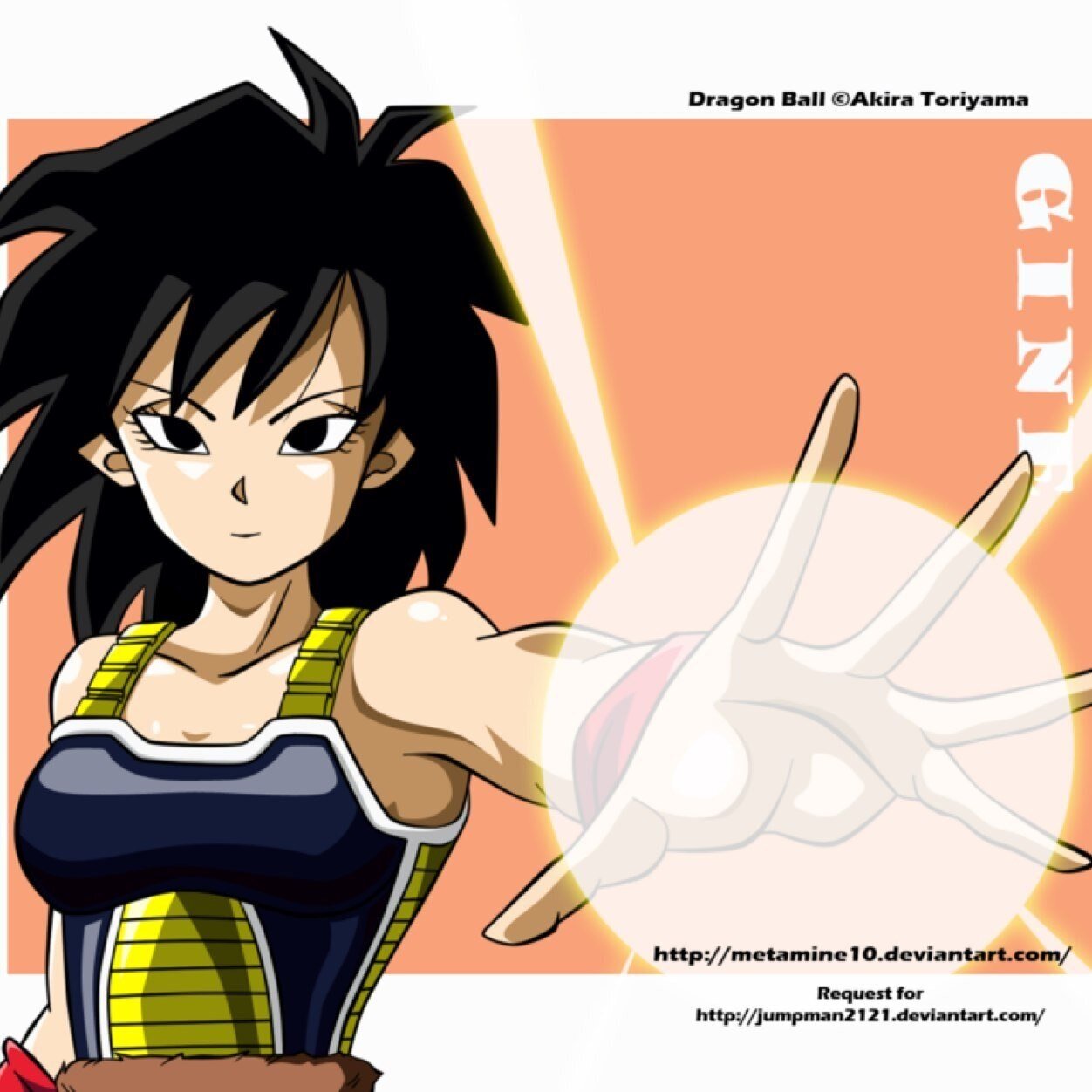 I am the mother of a soon to be legend, killer of Frieza, the hope of the universe, Kakarot. And another son named Raditz. And the wife of a warrior, Bardock.