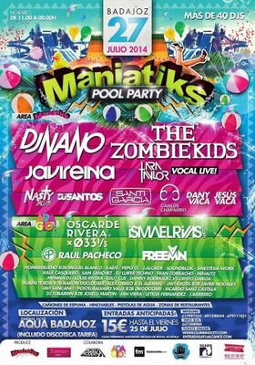 ALBAMANIATICKS's profile picture. ENTRADAS ANTICIPADAS VIA WHATSAPP/LINE 691471459