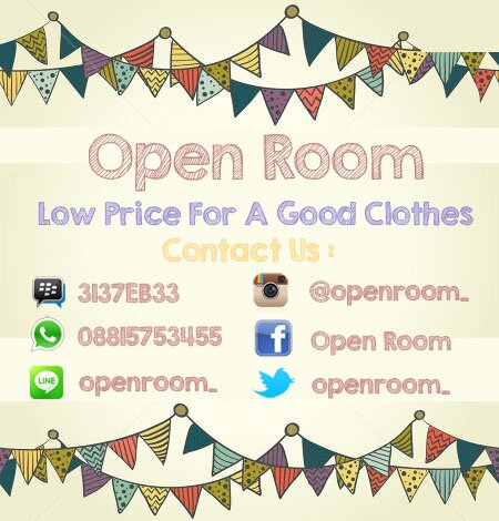 Barang Baru&Ready Stock!! Email : openroom01@gmail.com | Instagram/Line : openroom_ | WhatsApp/SMS : 08815753455
