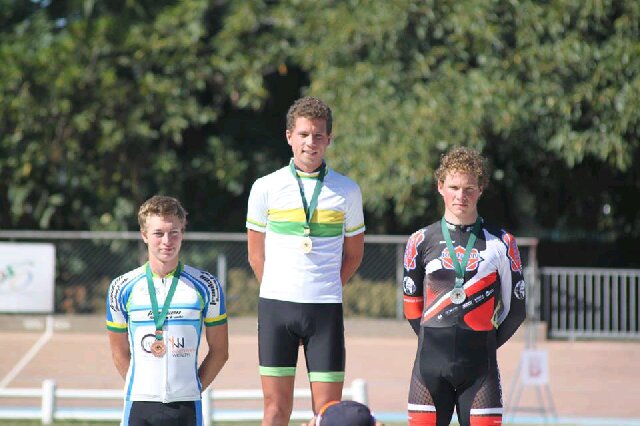 1st year Junior. I ride road and track. Bronze medalist on nationals pursuit. Also the 2014 South African national points champ