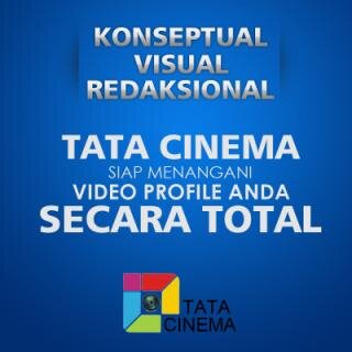 TataCinema's profile picture. HP 081336009066 - Jasa Pembuatan Video Profile - Tata Cinema | Membuat Video Profile yang Istimewa, Sekaligus Mempopulerkannya di Dunia Maya