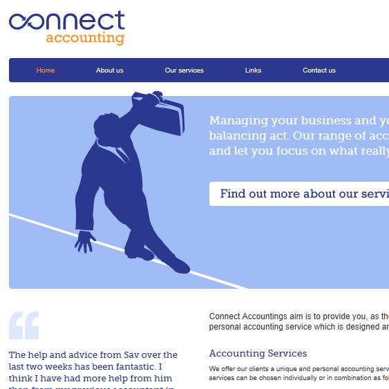 Connect Accounting
A Financial Accountancy Practice.
Est. London 1993