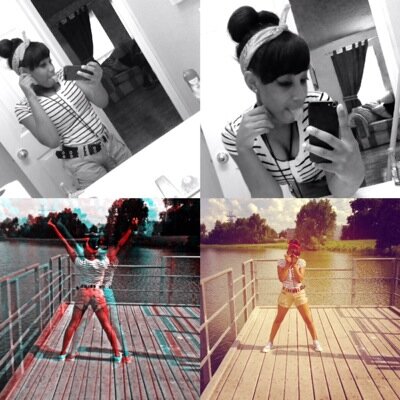 Im cool cute a model love to sing taken by K'von Thomas i stay liv i say fuck hating ass thots im kind hearted an fun loving