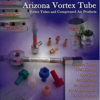 Industry leader in vortex tubes, air curtains, CNC coolers and compressed air products. Vortex tubes produce -50 degree F. air using compressed air.
