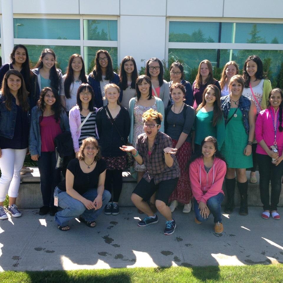 We're the Girls Who Code program at Google Kirkland! Check out what our amazing girls have been up to! :D