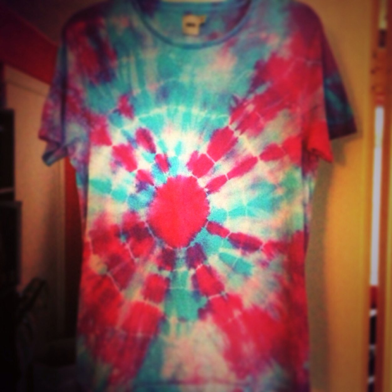 Funky and fresh Tie Dye Tees, hand dyed to create one off individual look fashion. Every item is a unique piece of wearable art.