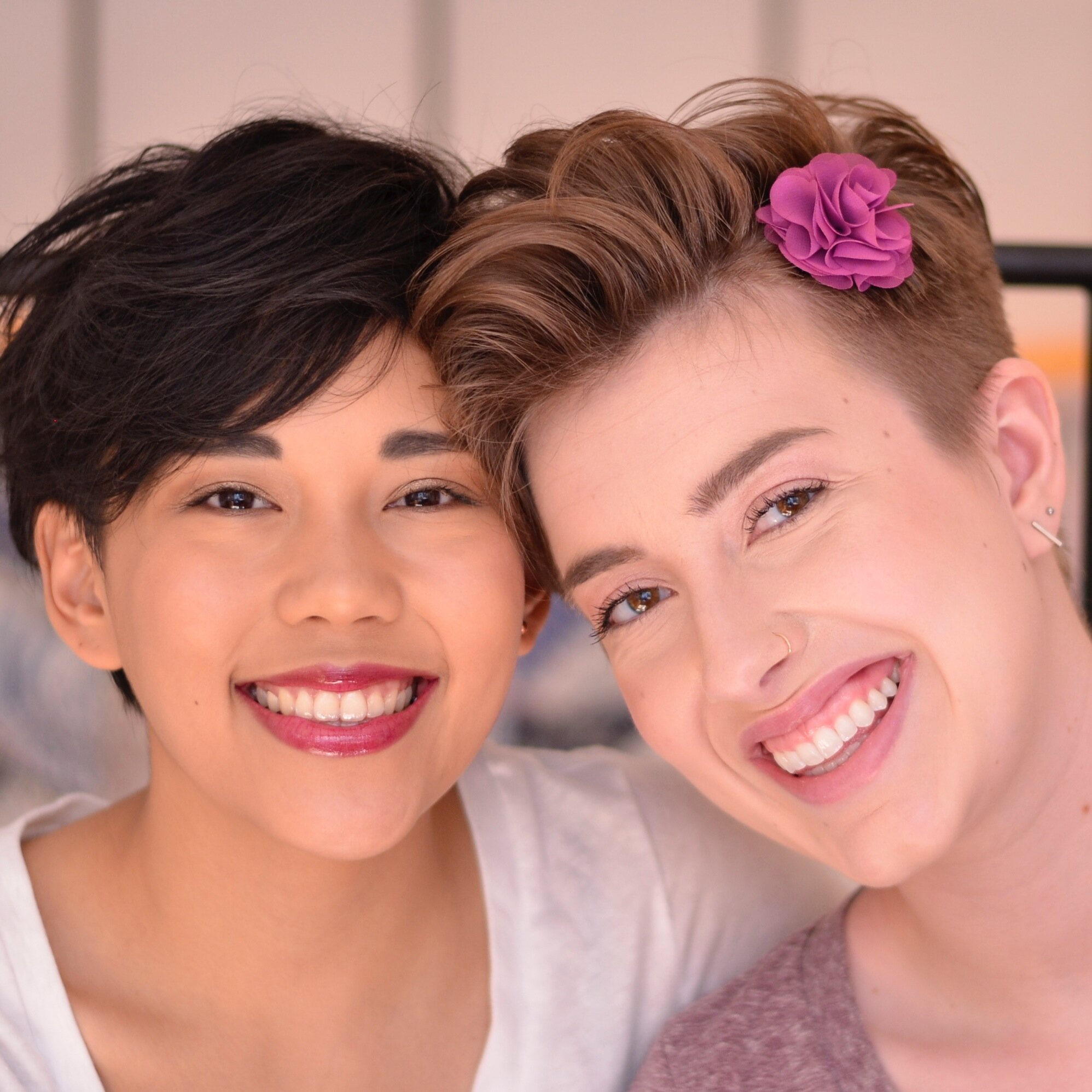 two femmes in love who make occasional YouTube videos. twitter page run by Lena :)