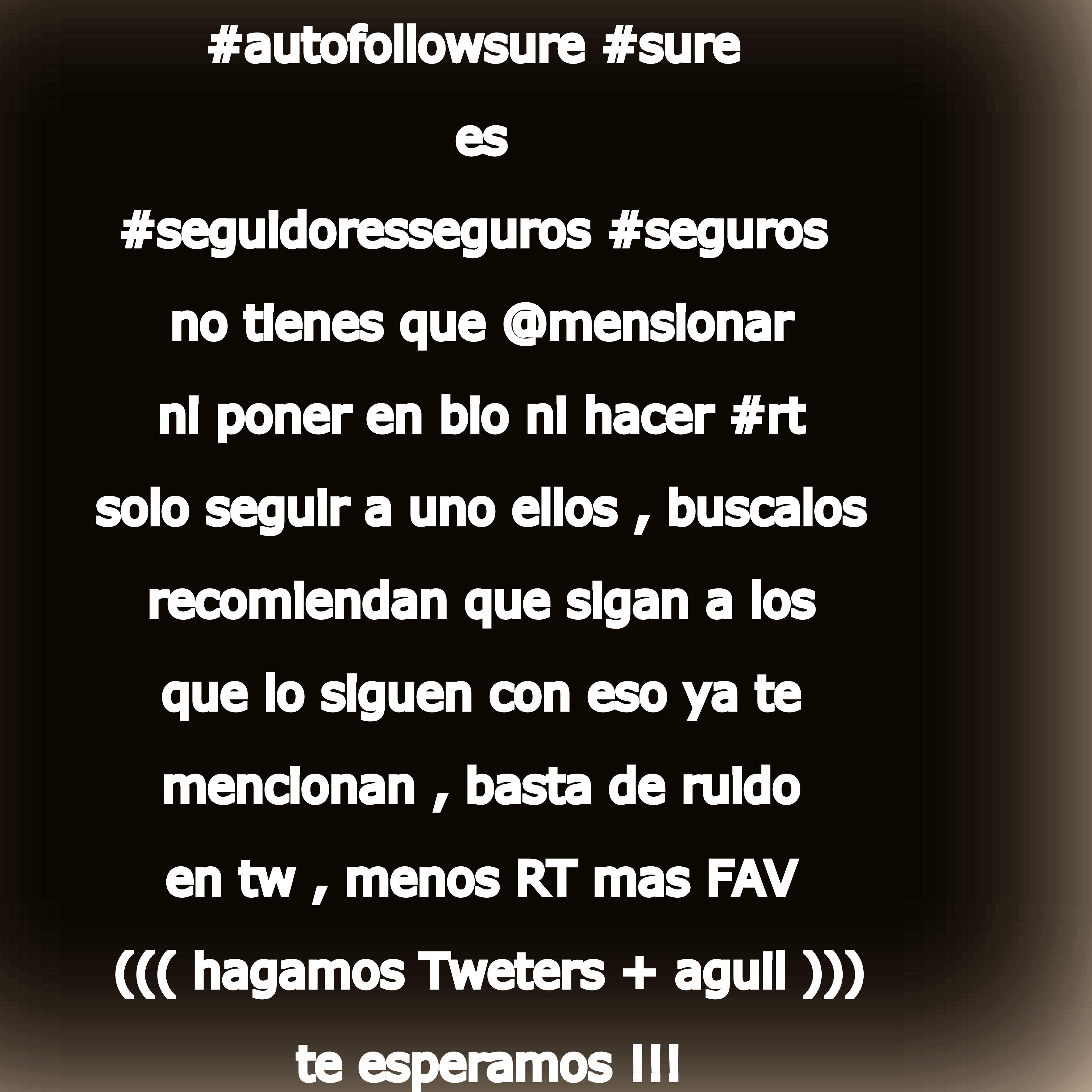 ↗ Promocionado❄️ #AUTOFOLLOWSURE #UF4UF  #TeamUnidoS @el_muerto_vivo (.9K) @mis_animalitos (.9K) @soy_cachetitos (.1K) @curioso_soy (1,3M) @amoroso_soy