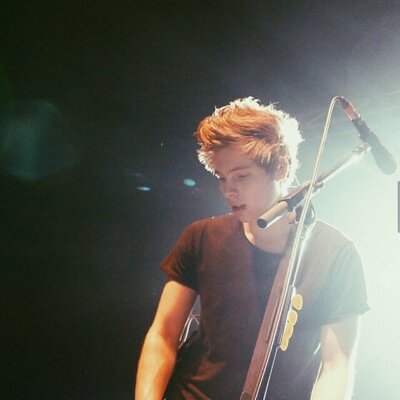 i definitely feel more comfortable on stage than anywhere else     - luke