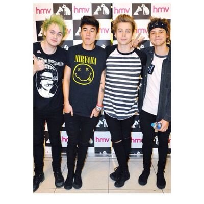 I love 5sos and music. Cats are rad as fuck
