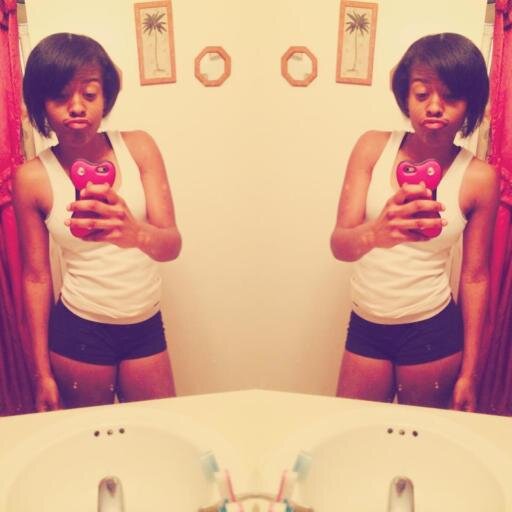 stay focus on the beauty :) and not on the booty accept all of me 100% not just a part of me flaws and all
