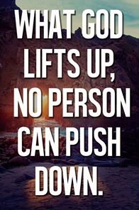 joy unspeakable faith unseekable Love unspotable anythings possible he still cares gonna make u stronger im sure hes gonna help u get through it