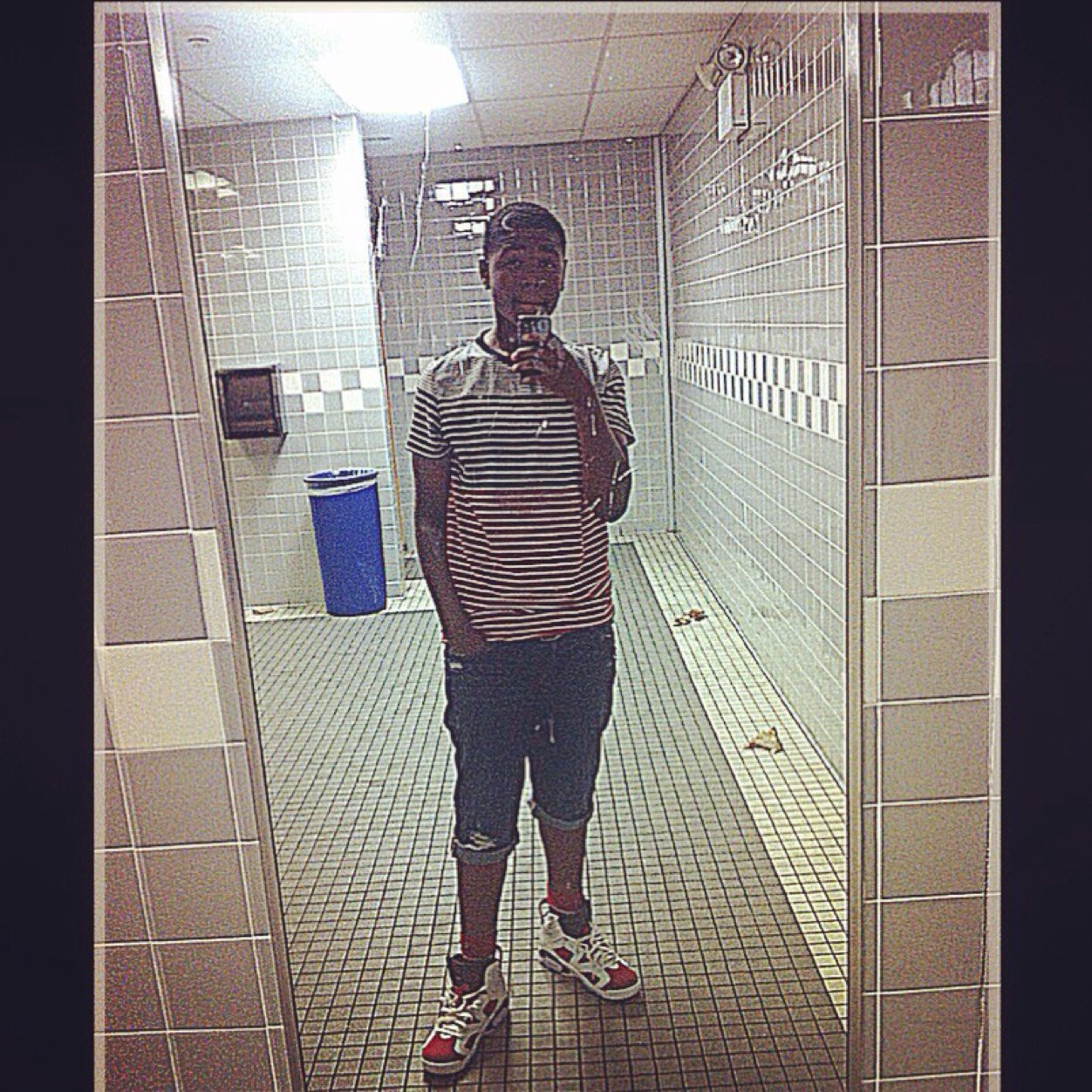 God first just a kid with a ball and a dream trying to be something in life