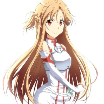 Im Asuna! The daughter of the former of CEO. My partner is Kirito, And my beautifull daughter: @Aso_yui