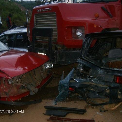 This twitter ac was created to inform drivers at night in Lagos where Trailers have broken down so they can avoid the areas,, and it causes death by accident