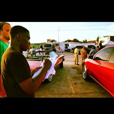 I'm Just Hustling Trying To Make A Way #TeamSudie @Sudamar_paint