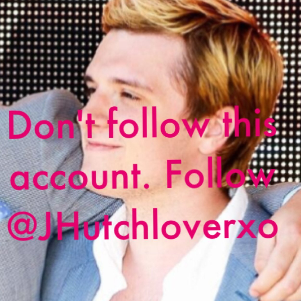 This is a free follow! Don't follow this account, follow @Jhutchloverxo Thank you for your consideration!