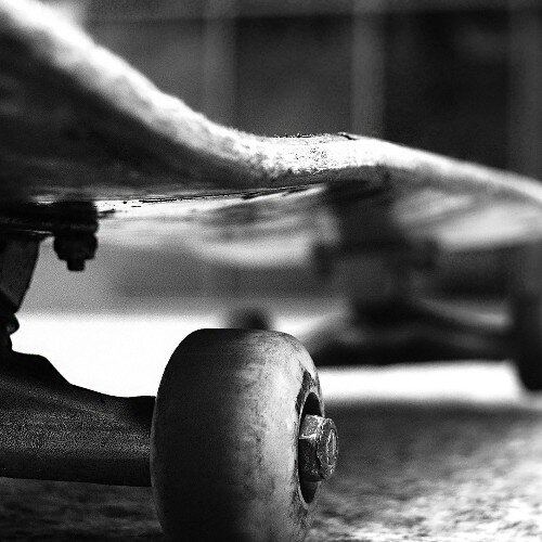 I like to skateboard and listen to music