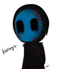 Im Eyeless Jack but my friends call me Jack or EJ! when your sleeping I will kill you and eat your kidneys!! *he chuckles* #Single #Rp #Killer