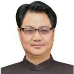 Kiren Rijiju from Arunachal Pradesh. Law degree from Delhi. Elected to the 14th & 16th Lok Sabha from Arunachal Pradesh. Appointed as MoS Home on May 26th 2014.