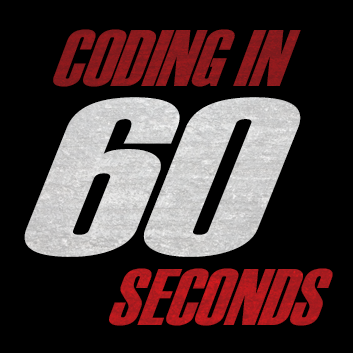 codingin60's profile picture. Tips, tricks, and interesting tidbits for MS developers all in 60 seconds.