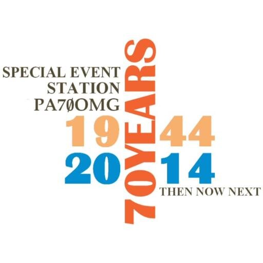 PA 70 OMG - Operation Market Garden. Special event HAM radio station celebrating 70 years of freedom! 12 to 21 september 2014.