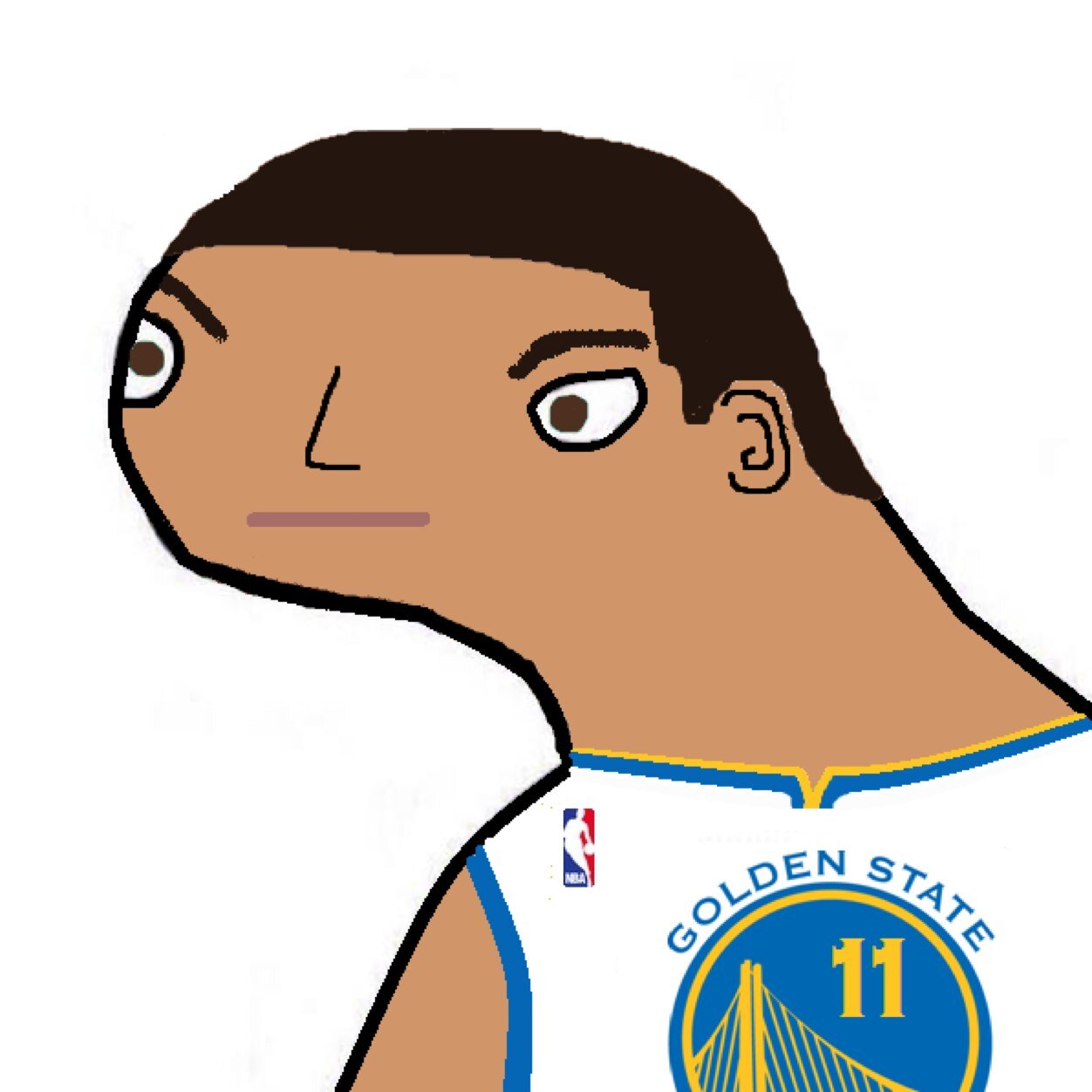 I am da shutin gard fur da goldin stait wurriurs. Spluush. * Not affiliated with Klay Thompson*