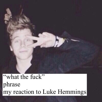 i love luke hemmings he make me do dis