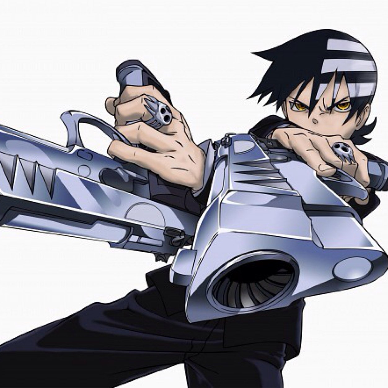 Symmetry is key. Everything must be aesthetically pleasing. That's why I use the two of you as twin pistols in order to preserve symmetry.