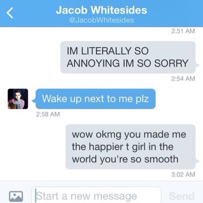 Tweet me/dm me dms that you've gotten from someone important to you (o2l,5sos,1d,5h,janoskians, sdk magcon etc.) and I'll tweet them(: