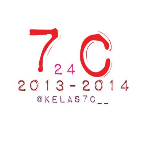 Official twitter kelas 7C (2013-2014) providentia
