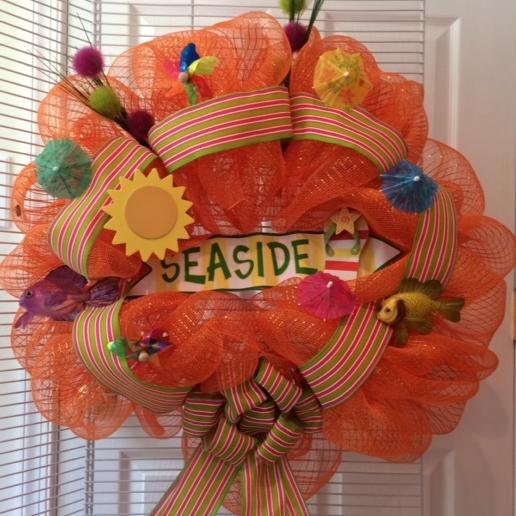 We design and create hand-made deco mesh wreaths . Visit our website to browse our current projects & unique inventory, or contact us for your custom orders!!!