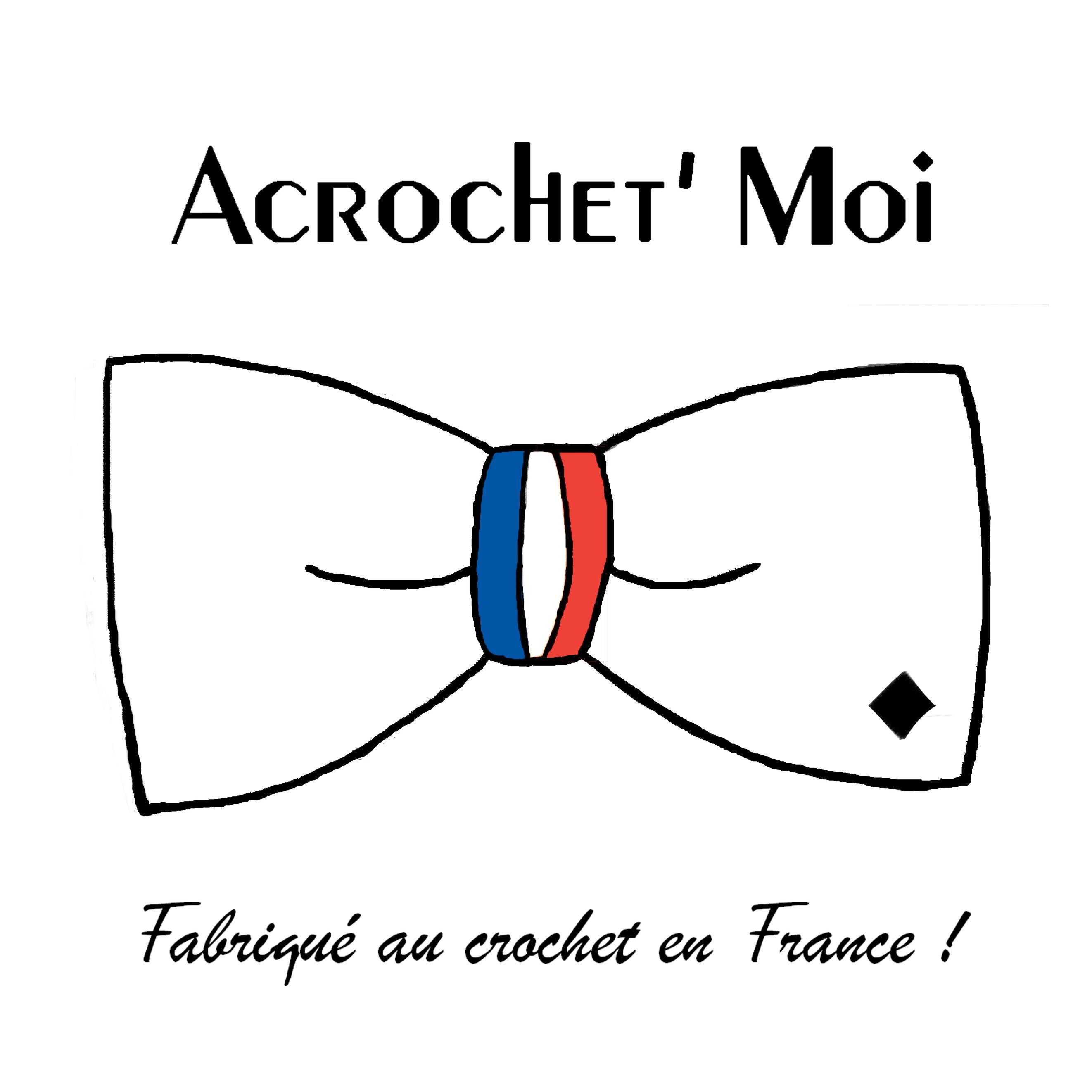 Le Nœud Papillon chic et décalé, qui viendra apporter une vraie French'Touch à votre style ! Fait main par Acrochet'Moi #noeudpap #crochet #madeinfrance #paris