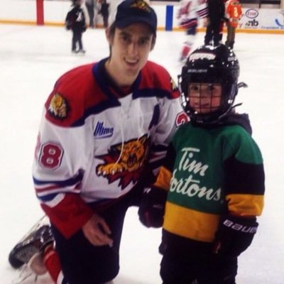 Toothless hockey player